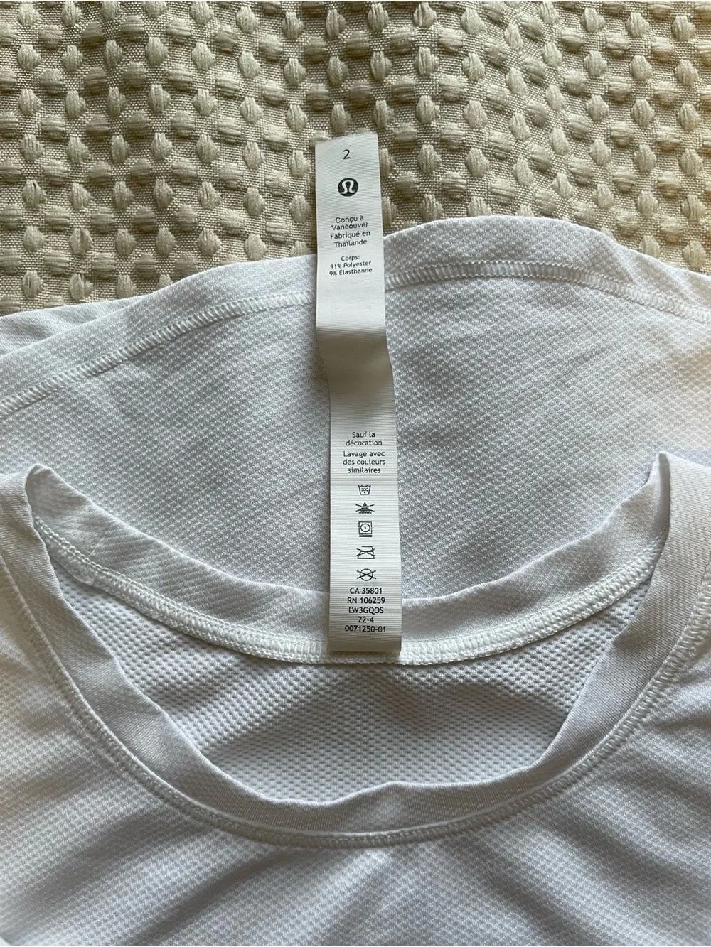 Lululemon High Neck Running and Training T-Shirt